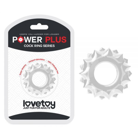 Эрекционное кольцо POWER PLUS Cockring, Clear || 