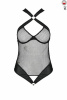 Сетчатый боди с халтером Amanda Body black S/M - Passion || 