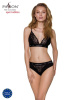 Трусики с широкой резинкой и кружевом Passion PS001 PANTIES black, size XL || 