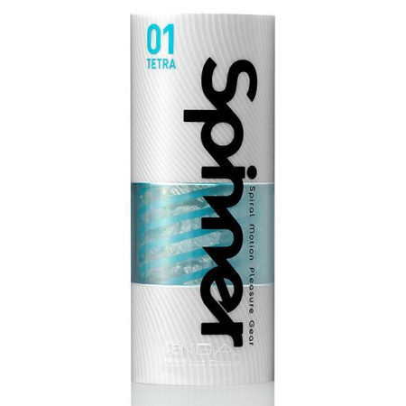 Мастурбатор Tenga Spinner 01 Tetra с упругой стимулирующей спиралью внутри, нежная спираль || 