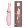 Вакуумный стимулятор с вибрацией KisToy Miss CC Pink, можно использовать как вибратор, диаметр 36мм || 