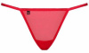 Стринги Obsessive Giftella thong red S/M || 