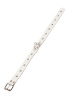 Ошейник Leather Restraints Collar, White || 