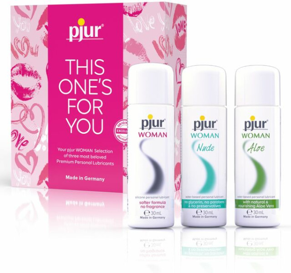 Набор смазок pjur Woman Selection - THIS ONE'S FOR YOU, 3 вида смазок серии Woman
