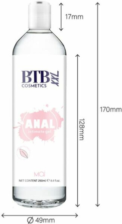 Анальная смазка на водной основе BTB ANAL RELAX (250 мл) || 