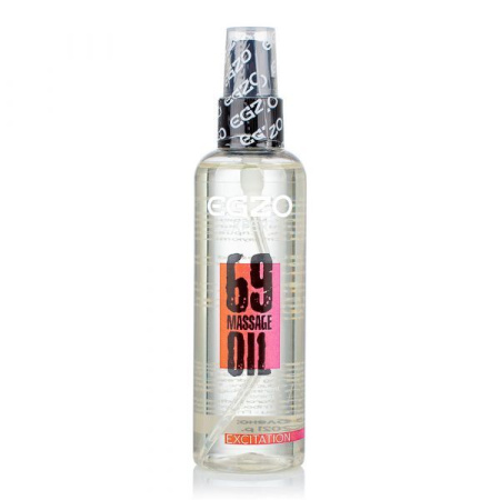 Возбуждающее массажное масло 69 MASSAGE OIL EXCITATION с витамином E, 100 мл