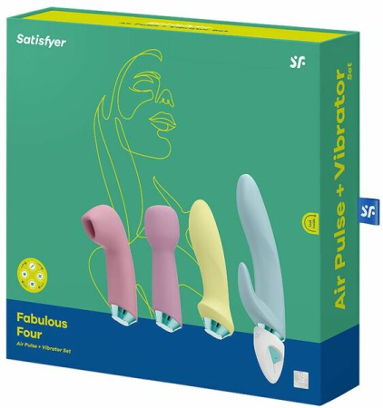 Подарочный набор секс-игрушек Satisfyer Fabulous Four || 