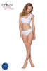 Трусики-бразилиана из хлопка Passion PS005 PANTIES white, size S || 