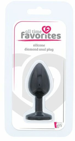 Анальная пробка ALL TIME FAVORITES SILICONE DIAMOND PLUG || 