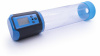 Автоматическая вакуумная помпа Men Powerup Passion Pump Blue, LED-табло, перезаряжаемая, 8 режимов || 