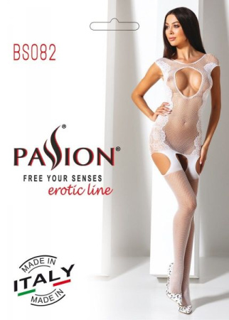 Бодистокинг Passion BS082 white || 