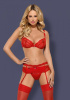 Комплект Obsessive Heartina 3 pcs set S/M S\M красный || 