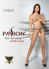 Телесные колготки с открытым доступом Passion TIOPEN 010 beige 3/4 (20 den), контрастная линия || 