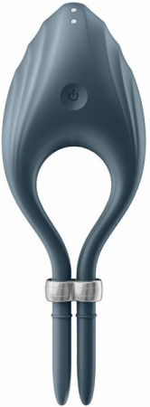 Эрекционное виброкольцо лассо Satisfyer Duelist Dark Blue, 10 режимов, мощный мотор || 