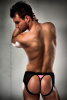 Мужские трусики с розовым гульфиком Passion 007 THONG pink S/M - Passion || 