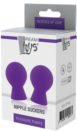 Стимуляторы на соски PLEASURE PUMPS NIPPLE SUCKERS PURPLE || 