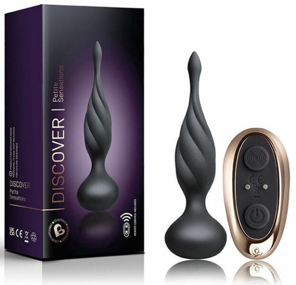 Анальная вибропробка Rocks Off Petite Sensations – Discover Black