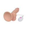 Вибромассажер 9" The Ultra Soft Dude, Flesh Vibrating || 