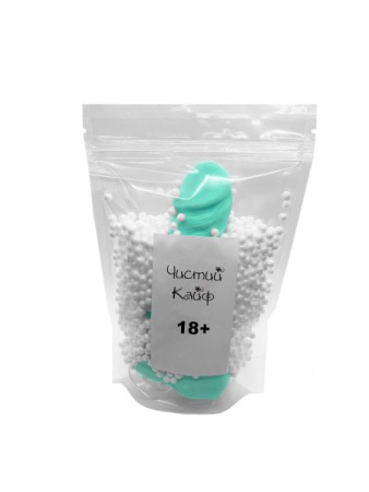 Крафтовое мыло-член с присоской Чистый Кайф Turquoise size M натуральное || 