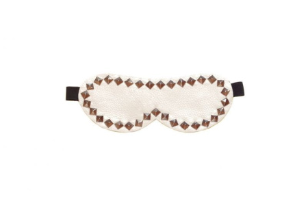 Маска Style leather mask, White || 