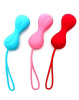 Вагинальные шарики Satisfyer Power Balls (3 пары), диаметр 3,4см, вес 60-76-92гр, с шариком внутри || 