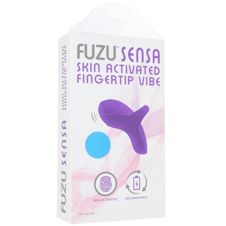 Вибратор на палец FUZU Sensa Skin Activated Fingertip Vibe – Pastel Blue, сенсорное управление, 8 режимов || Вібратор на палець FUZU Sensa Skin Activated Fingertip Vibe – Pastel Blue, сенсорне керування, 8 режимів