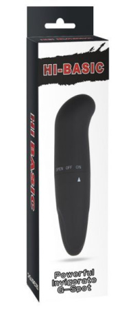 Мини-вибромассажер Powerful Invigorate G-Spot, Black || 