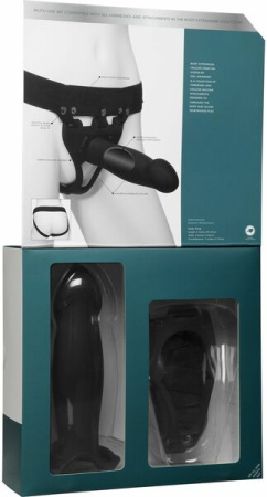 Страпон унисекс Doc Johnson Body Extensions - BE BOLD, полая насадка || 