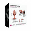 Металлическая анальная пробка с украшением в виде кристалла Dorcel - Diamond Plug M || 