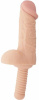 Фаллоимитатор BIGSTUFF DONG WITH HANDLE 9.5' FLESH