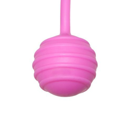 Вагинальные шарики Easytoys Vertical Ribbed Geisha Balls, Pink || 