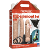 Набор для страпона Doc Johnson Vac-U-Lock Dual Density Experienced Set, диаметр 2х7см, 7,7см || 