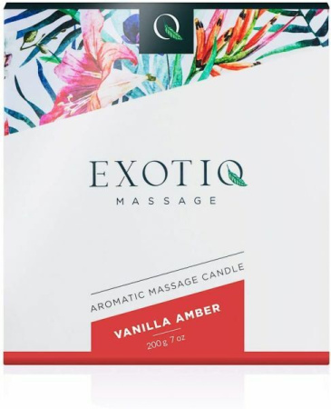 Массажная свеча Exotiq Massage Candle Vanilla 200g || 