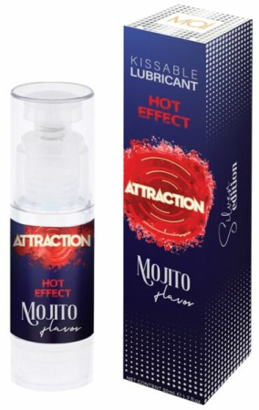 Смазка на водной основе MAI ATTRACTION HEAT MOJITO (50 мл) || 