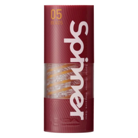 Мастурбатор Tenga Spinner 05 Beads с упругой стимулирующей спиралью внутри || 