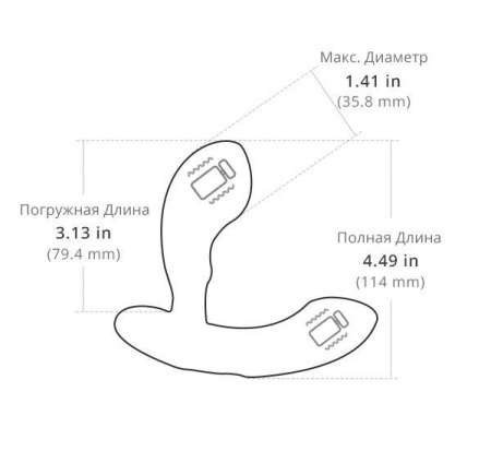 Смарт массажер простаты Lovense Edge с регулировкой угла воздействия || 