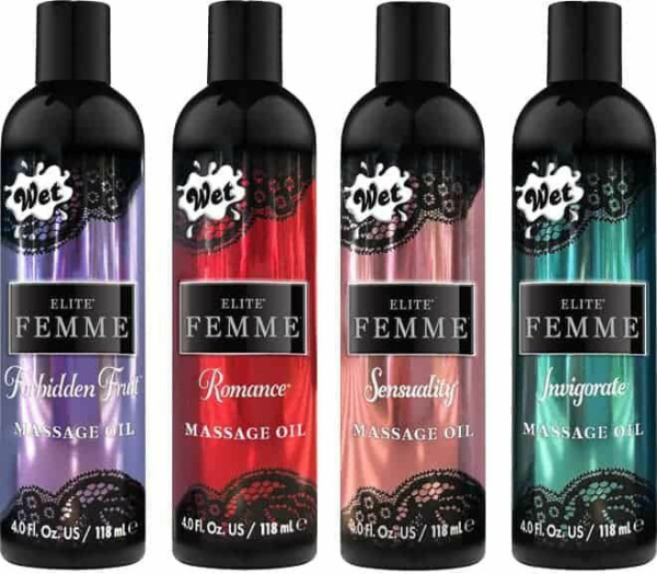 Массажное масло FLITE FEMME Wet INVIGORATE 118 мл