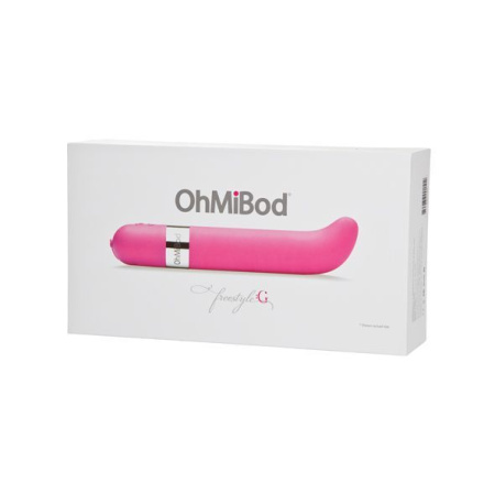 (SALE) Музыкальный вибратор OhMiBod - Freestyle :G Music Pink, стимуляция точки G, беспроводной || 