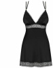 Cорочка Obsessive Lolitte babydoll & thong black S/M || 