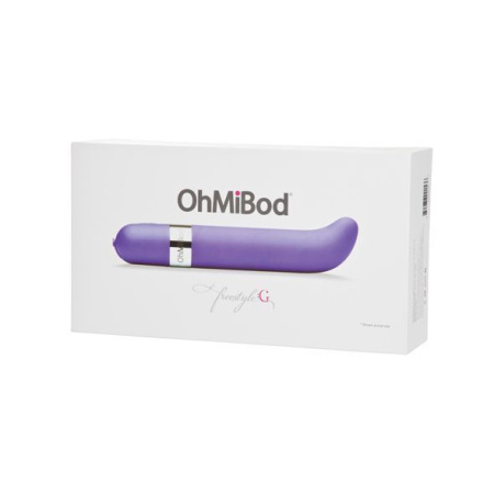 (SALE) Музыкальный вибратор OhMiBod - Freestyle :G Music Purple, стимуляция точки G, беспроводной || 
