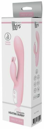 Вибромассажер кролик DREAM TOYS HEATING BUNNY || 