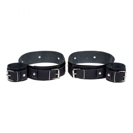 Фиксатор для запястий и бедер Fixation Me Thigh, Smooth Black