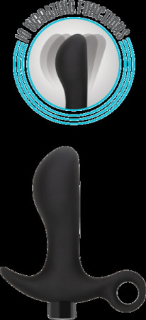 Анальная пробка Blush Anal Adventures Platinum Silicone Vibrating Pros || 