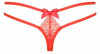 Трусики Obsessive Intensa double thong cherry tomato S/M || 