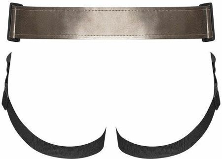 Трусы для страпона Strap-On-Me Leatherette HARNESS CURIOUS (мятая упаковка) || 