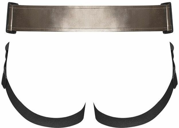 Трусы для страпона Strap-On-Me Leatherette HARNESS CURIOUS (мятая упаковка)