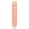 Фаллоимитатор Doc Johnson The D: Shakin D 9 Inch Vibro ULTRASKYN, диаметр 3,8см, плавная регулировка