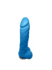 Крафтовое мыло-член с присоской Чистый Кайф Blue size L натуральное