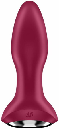 Анальная смарт вибропробка с жемчужным массажем Satisfyer Rotator Plug 2+ Violet || 