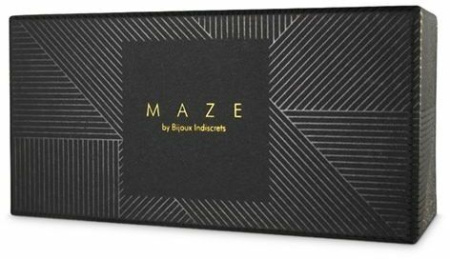 Чокер Bijoux Indiscrets MAZE - Wide Chocker Black || 